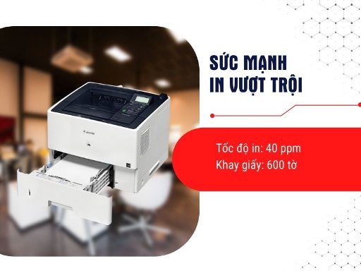 Tốc độ máy in trắng đen Canon LBP6780X