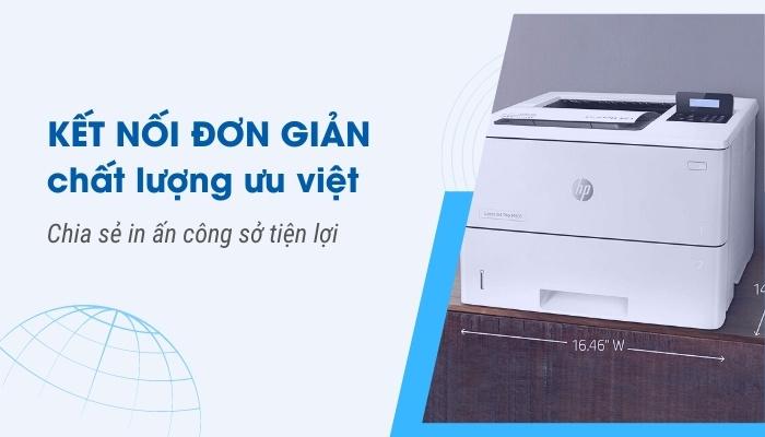 Kết nối máy in văn phòng HP M501n