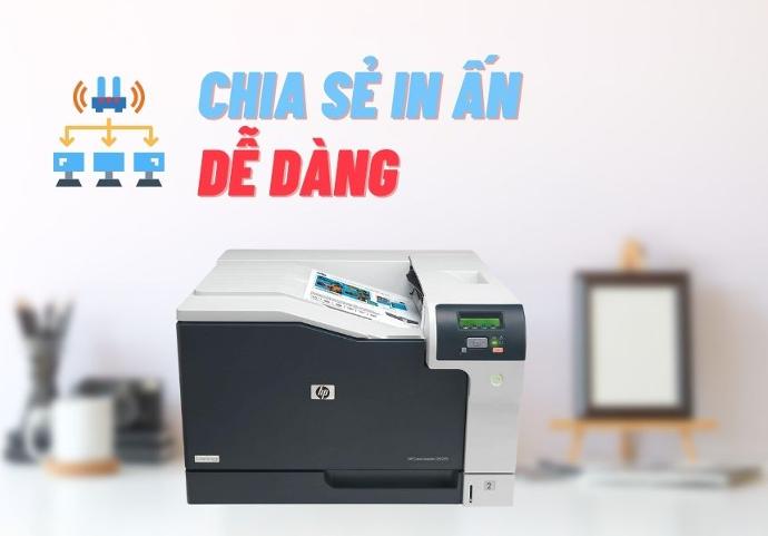 kết nối máy in hai mặt hp cp5226dn