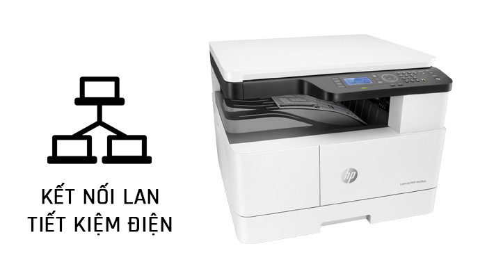 kết nối máy in đa chức năng HP M438dn