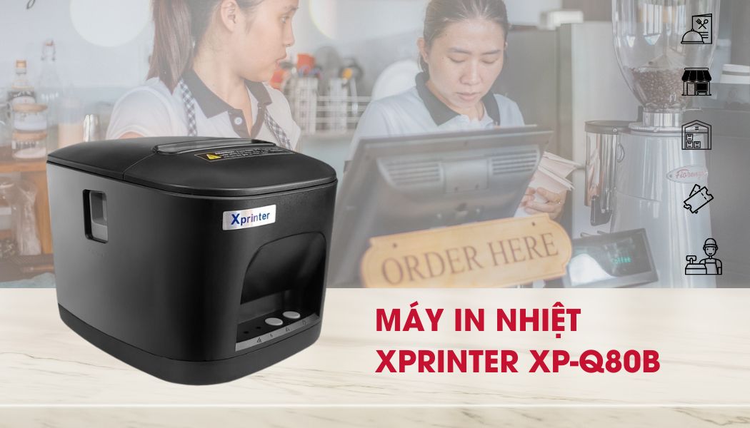 máy in nhiệt Xprinter XP-q80B máy in nhiệt Xprinter XP-q80B
