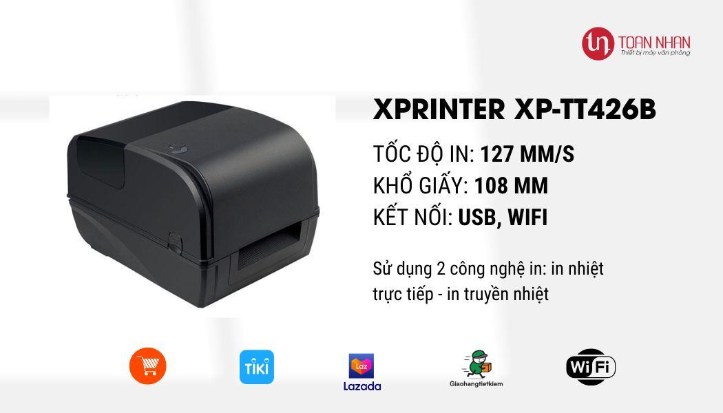 máy in Xprinter XP-TT426B tính na7ng máy in Xprinter XP-TT426B tính na7ng
