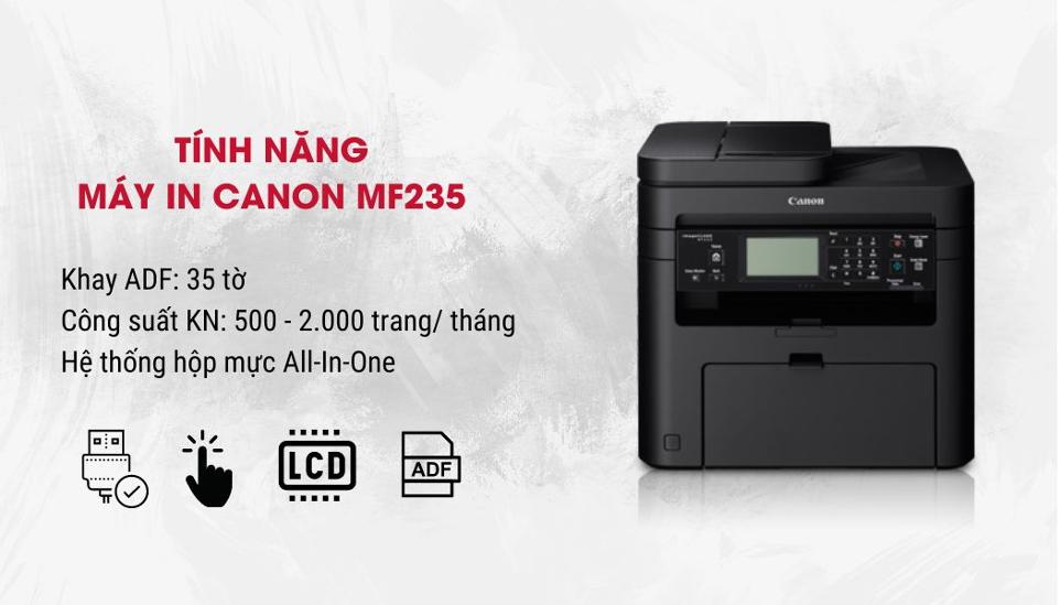 tính năng máy in Canon MF235