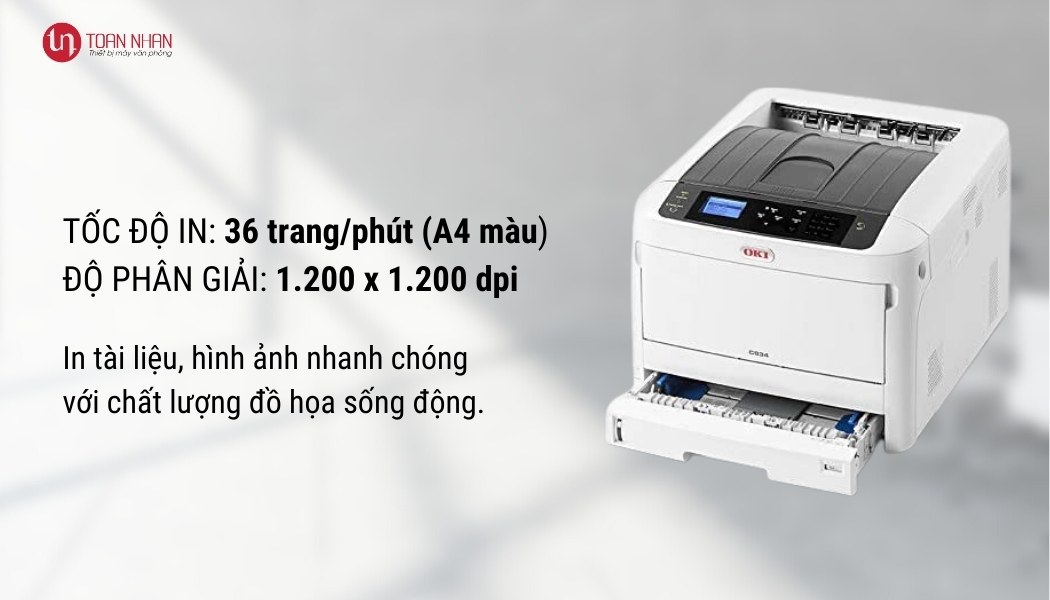 tính năng máy in OKI C834NW tính năng máy in OKI C834NW