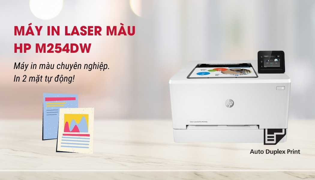máy in laser màu HP M254dw