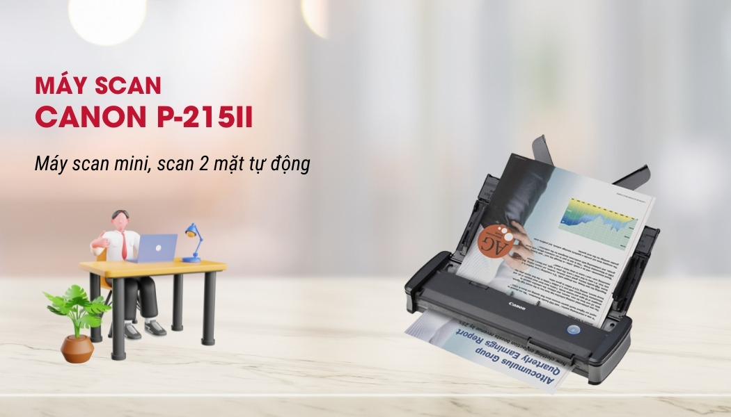 tổng quan máy scan Canon P-215II tổng quan máy scan Canon P-215II