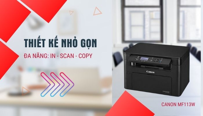 thiết kế máy in đa năng Canon MF113w thiết kế máy in đa năng Canon MF113w