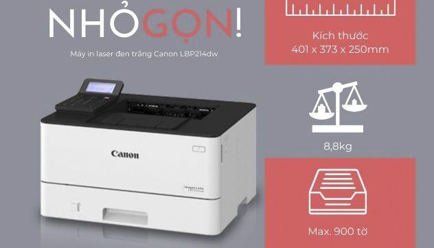 thiết kế máy in laser đen trắng Canon LBP214Dw thiết kế máy in laser đen trắng Canon LBP214Dw