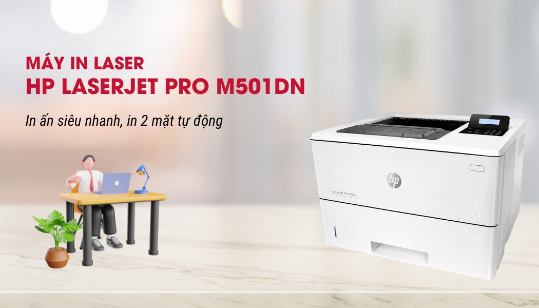 máy in HP 501dn in 2 mặt máy in HP 501dn in 2 mặt