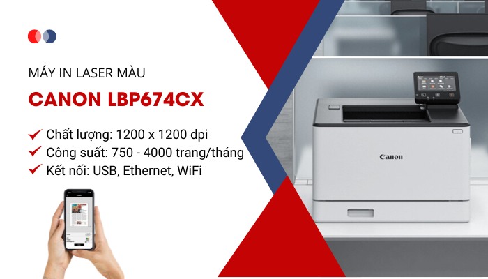 tính năng máy in laser màu Canon LBP674cx tính năng máy in laser màu Canon LBP674cx