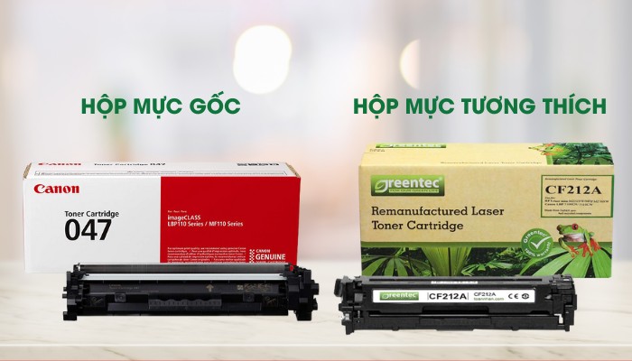 hộp mực gốc và hộp mực tương thích hộp mực gốc và hộp mực tương thích