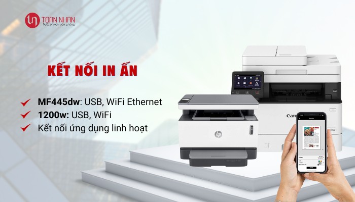 kết nối máy in Canon MF445dw kết nối máy in Canon MF445dw