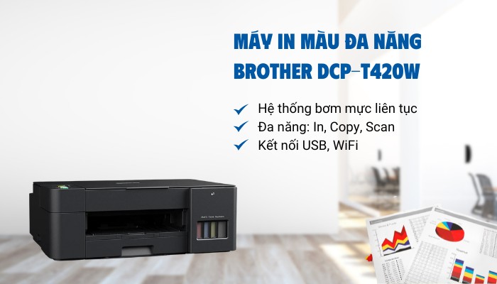 máy in màu đa năng brother dcp-t420w máy in màu đa năng brother dcp-t420w