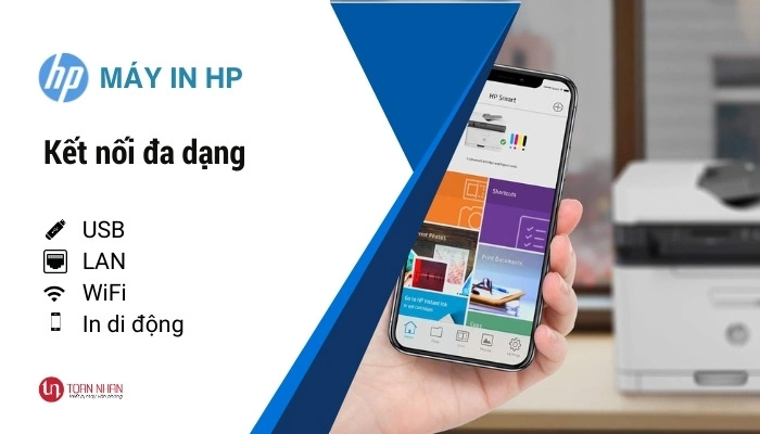máy in HP với kết nối in ấn đa dạng máy in HP với kết nối in ấn đa dạng