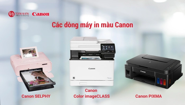 các dòng máy in màu Canon các dòng máy in màu Canon