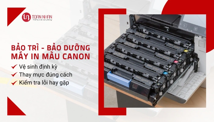 bảo dưỡng máy in màu Canon thường xuyên bảo dưỡng máy in màu Canon thường xuyên
