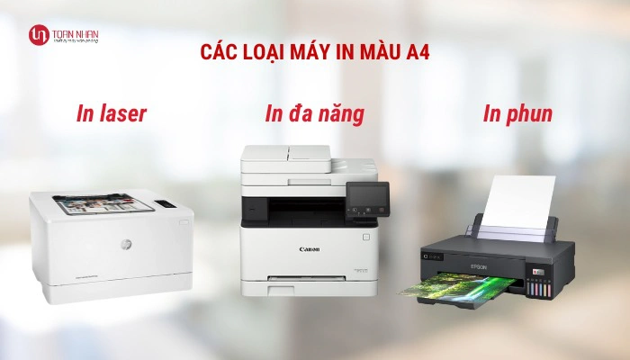 Các loại máy in màu a4 Các loại máy in màu a4