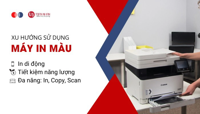 Xu hướng sử dụng máy in màu Xu hướng sử dụng máy in màu
