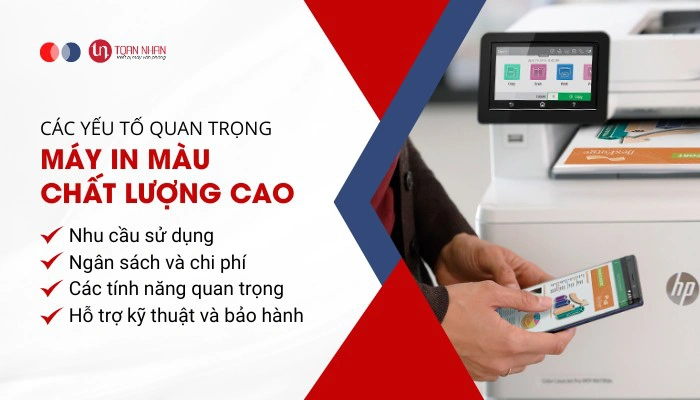 Các yếu tố quan trọng của máy in màu chất lượng cao Các yếu tố quan trọng của máy in màu chất lượng cao