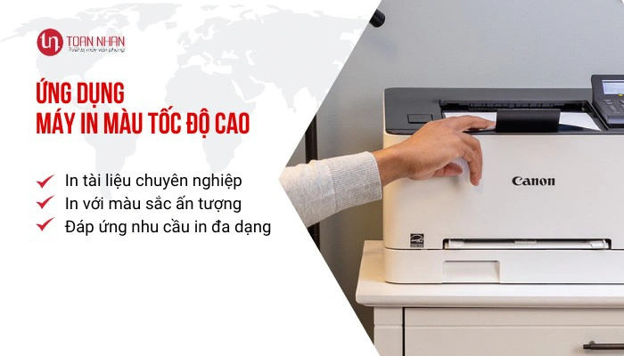 Ứng dụng máy in màu tốc độ cao Ứng dụng máy in màu tốc độ cao