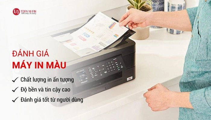 Đánh giá máy in phun và máy in laser Đánh giá chung máy in màu
